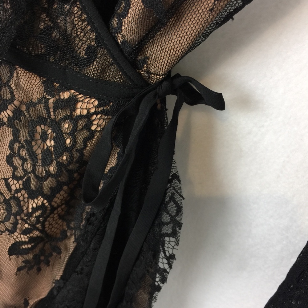 RESEVERED ⚠️ Francesca’s | Full Lace Wrap Dress - Picture 4 of 5